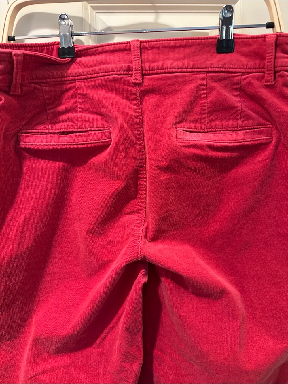 LOFT Hot Pink Corduroy Wide-Leg Pants - Picture 4 of 7